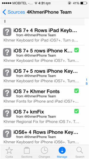 how to download khmer font on iphone